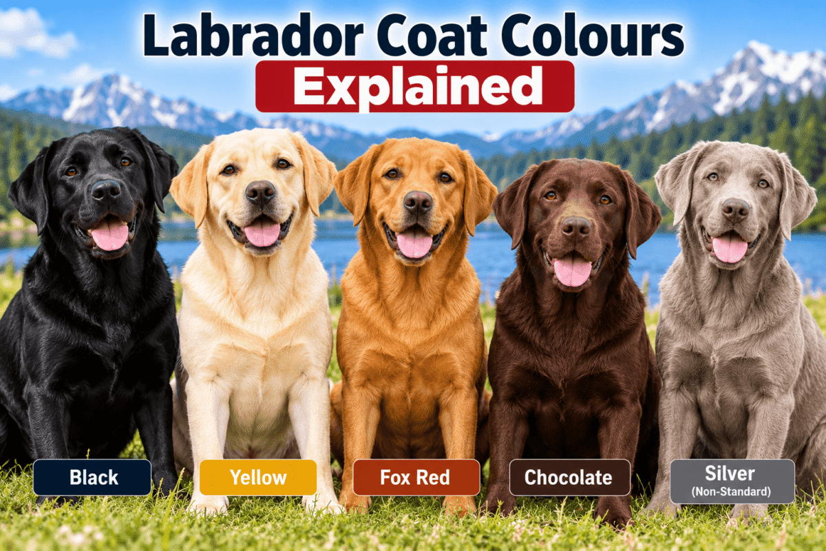 Labrador coat colours